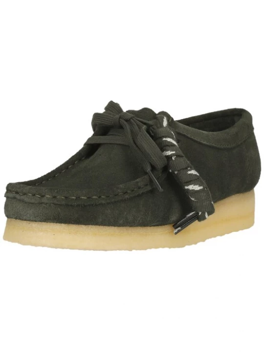 Foto van product CLARKS Veterschoen 'Wallabee' groen
