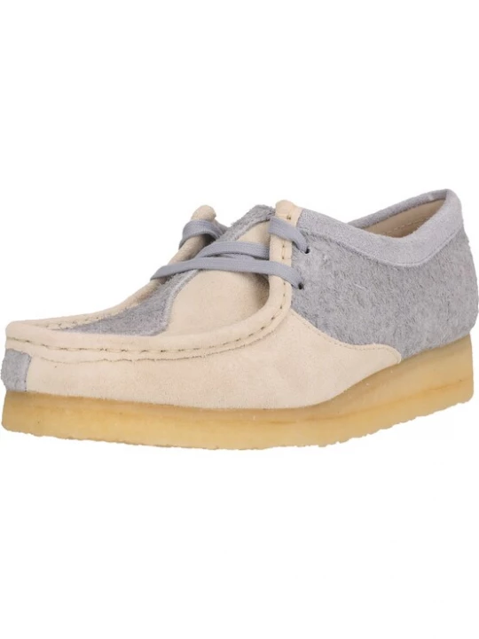Foto van product CLARKS Veterschoen 'Wallabee' lichtblauw