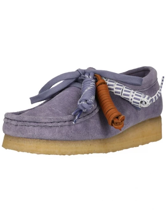Foto van product CLARKS Veterschoen 'Wallabee' lichtlila