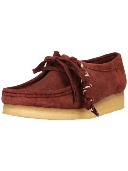 Foto van product CLARKS Veterschoen 'Wallabee' rood