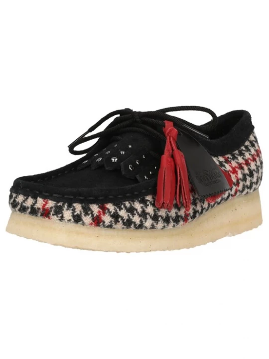 Foto van product CLARKS Veterschoen 'Wallabee' zwart