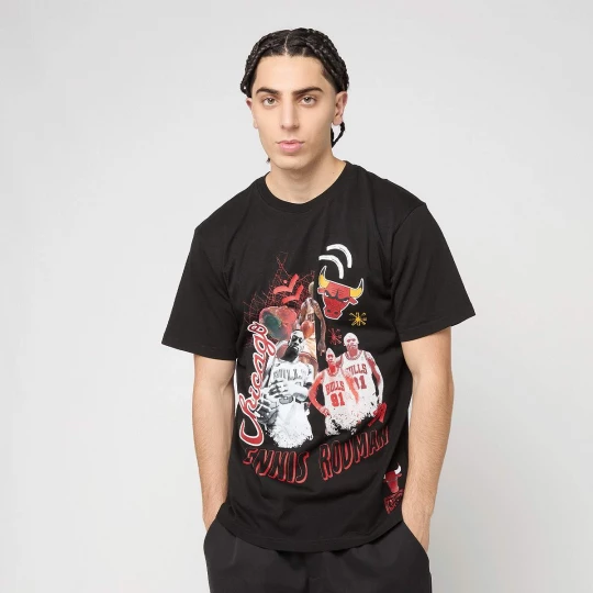 Foto van product Classic Sport Player Tee Chicago Bulls Mitchell & Ness zwart