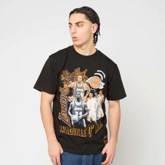 Foto van product Classic Sport Player Tee Los Angeles Lakers Mitchell & Ness zwart
