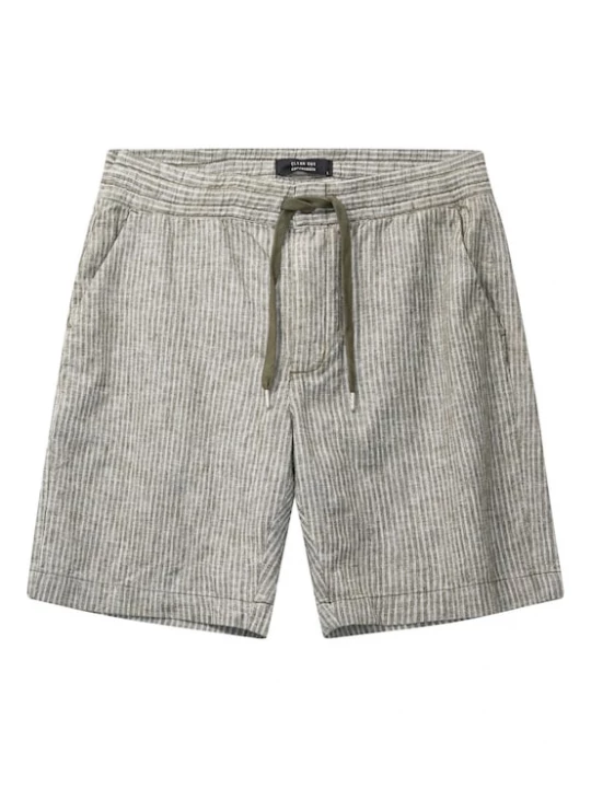 Foto van product Clean Cut Copenhagen Broek 'Barcelona Luca' groen gemêleerd / wit