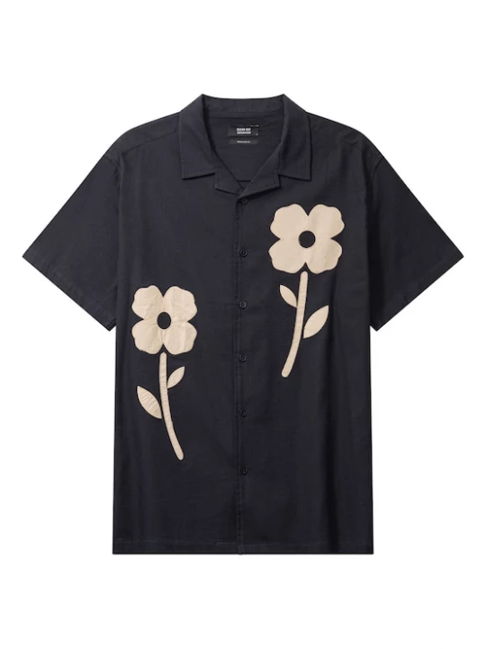 Foto van product Clean Cut Copenhagen Overhemd 'Bowling Feliz' ecru / navy