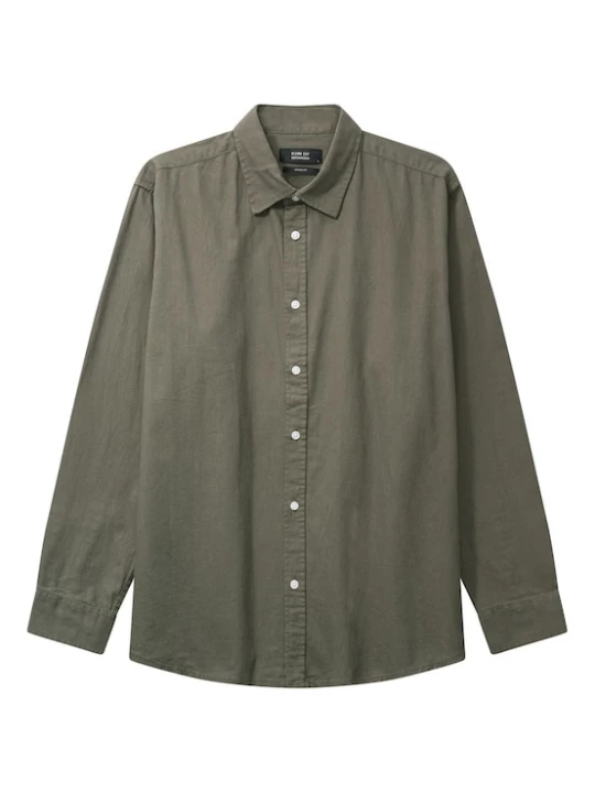 Foto van product Clean Cut Copenhagen Overhemd 'Luca' donkergroen