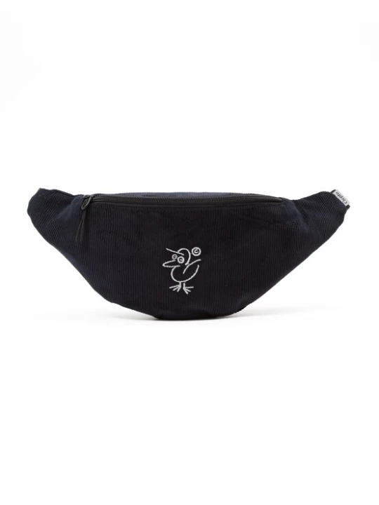 Foto van product Cleptomanicx Heuptas 'Sketched Gull' donkerblauw / wit