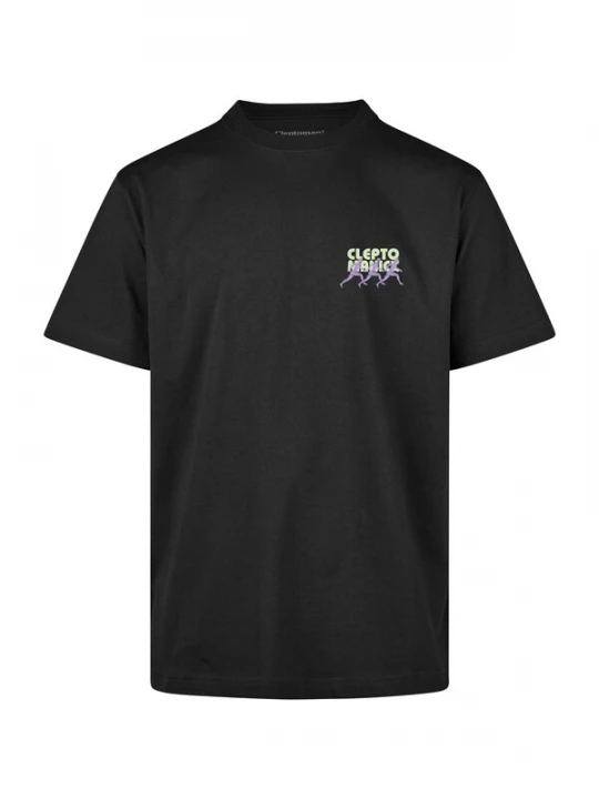 Foto van product Cleptomanicx Shirt 'Classic Relay' pastelgroen / lila / zwart