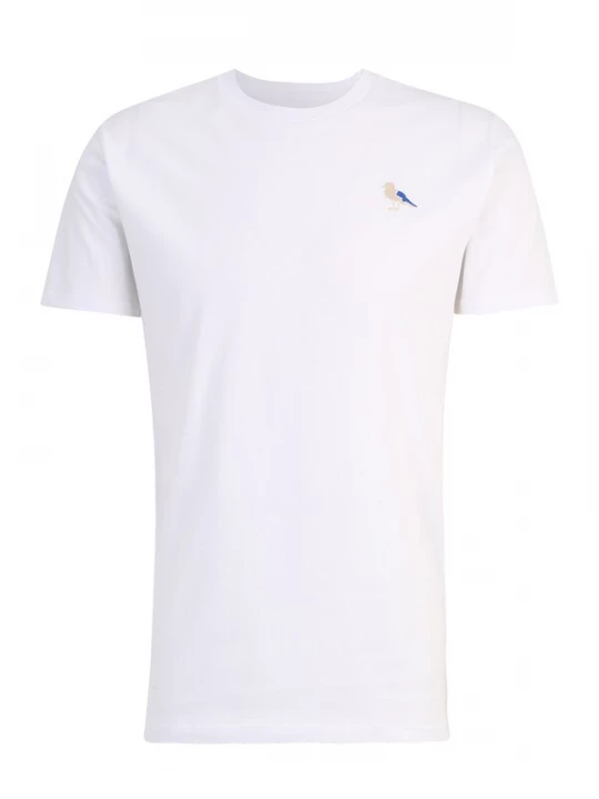 Foto van product Cleptomanicx Shirt 'Embro Gull' beige / blauw / wit
