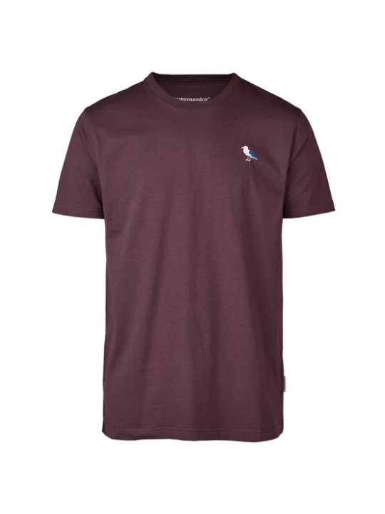 Foto van product Cleptomanicx Shirt 'Embro Gull' blauw / cyclaam / wit