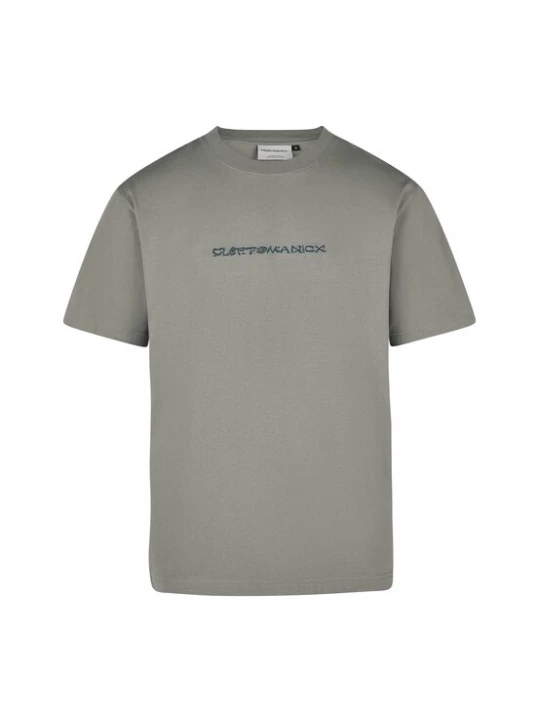 Foto van product Cleptomanicx Shirt 'Forgotten Classic Tee' stone grey