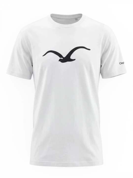 Foto van product Cleptomanicx Shirt 'Möwe' zwart / wit