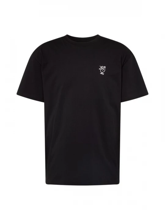 Foto van product Cleptomanicx Shirt 'Sketch Gull' zwart / wit