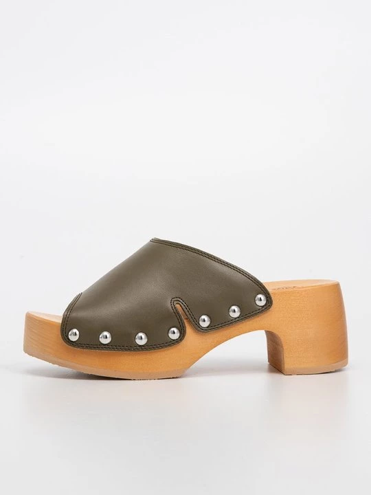 Foto van product Clogs Scholl olijfgroen