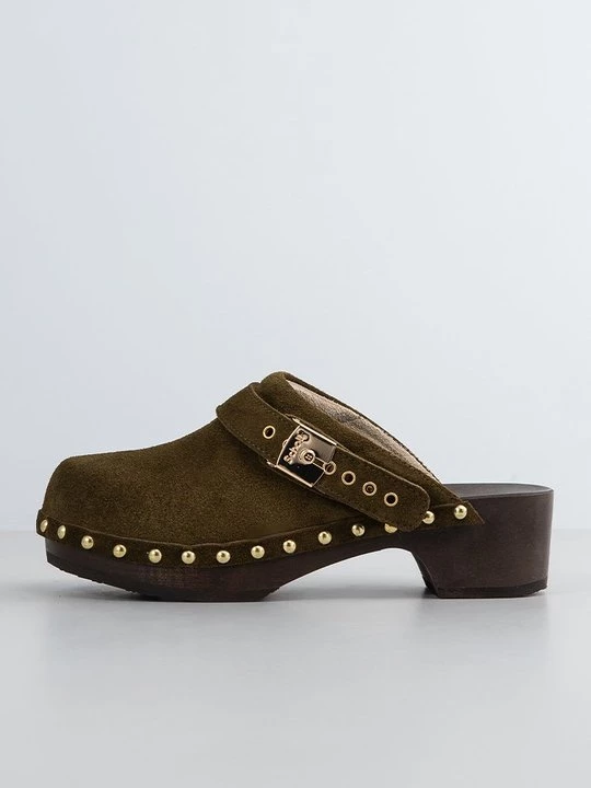 Foto van product Clogs Scholl olijfgroen