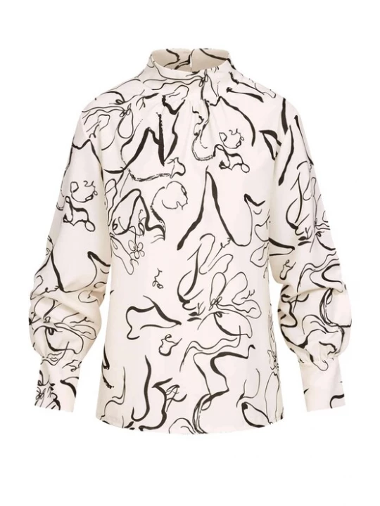 Foto van product Cloud5ive Blouse crème / zwart
