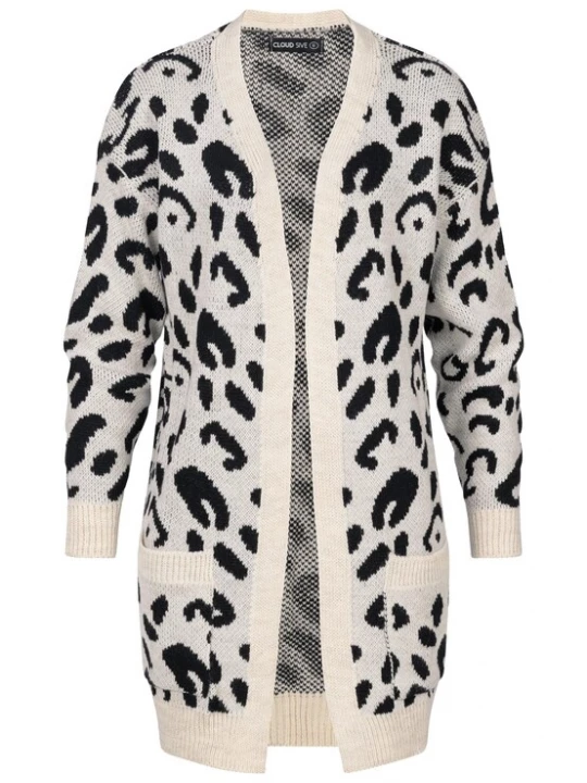Foto van product Cloud5ive Gebreid vest lichtbeige / zwart