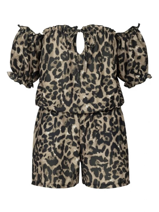 Foto van product Cloud5ive Jumpsuit bruin / zwart / wit