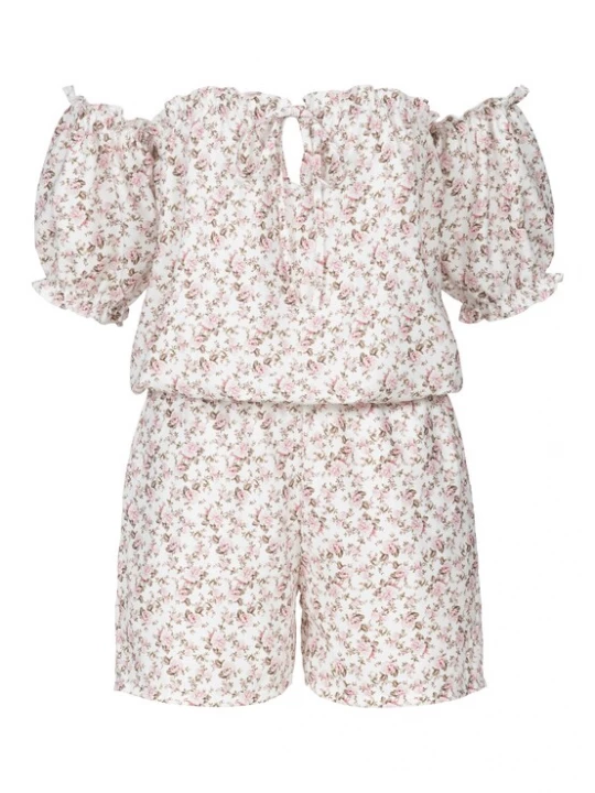 Foto van product Cloud5ive Jumpsuit olijfgroen / rosa / wit