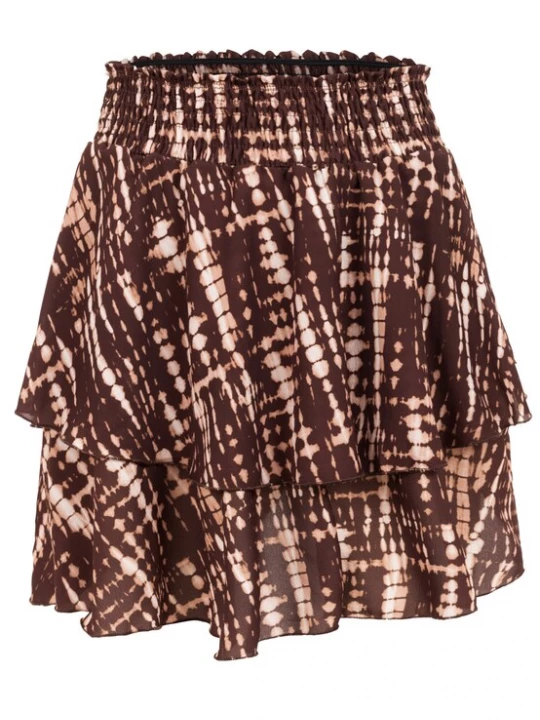 Foto van product Cloud5ive Rok beige / chocoladebruin