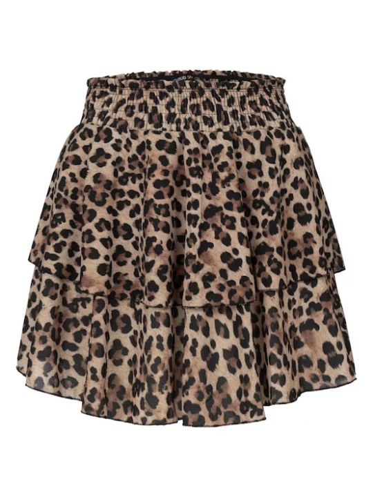 Foto van product Cloud5ive Rok beige / chocoladebruin / zwart