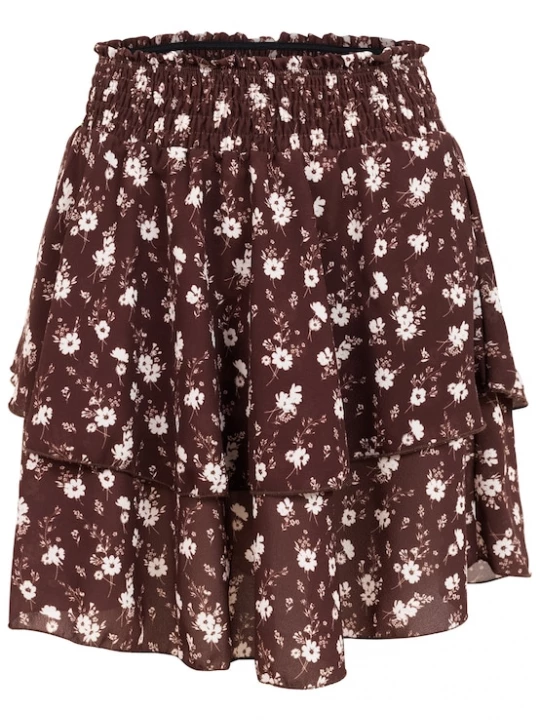 Foto van product Cloud5ive Rok chocoladebruin / wit