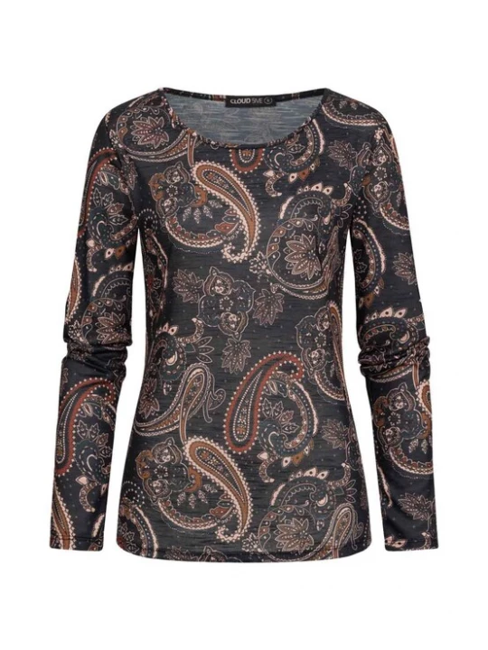 Foto van product Cloud5ive Shirt beige / chocoladebruin