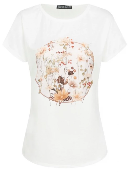 Foto van product Cloud5ive Shirt bruin / oranje / rood / wit