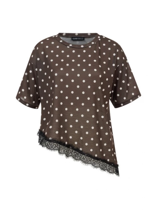 Foto van product Cloud5ive Shirt bruin / wit
