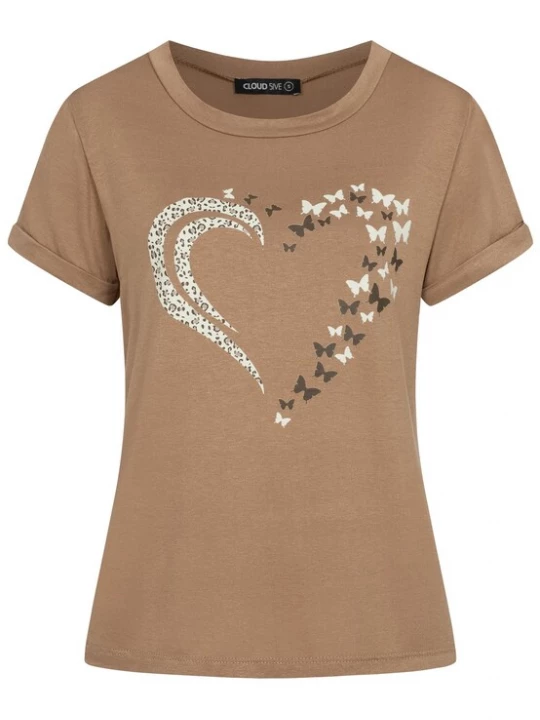 Foto van product Cloud5ive Shirt bruin / zwart / wolwit