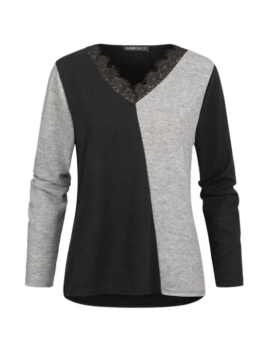 Foto van product Cloud5ive Shirt grijs gemêleerd / zwart