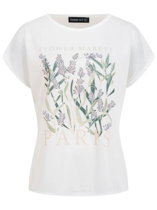 Foto van product Cloud5ive Shirt kaki / donkergroen / lavendel / wit