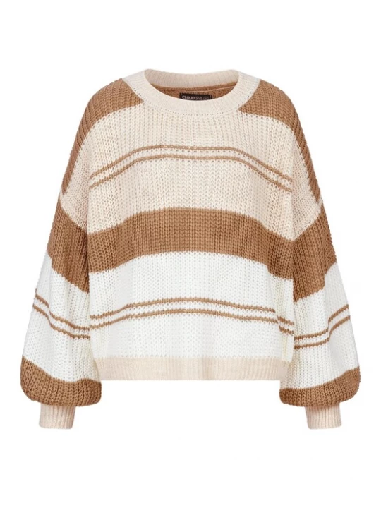 Foto van product Cloud5ive Trui beige / ecru / mokka