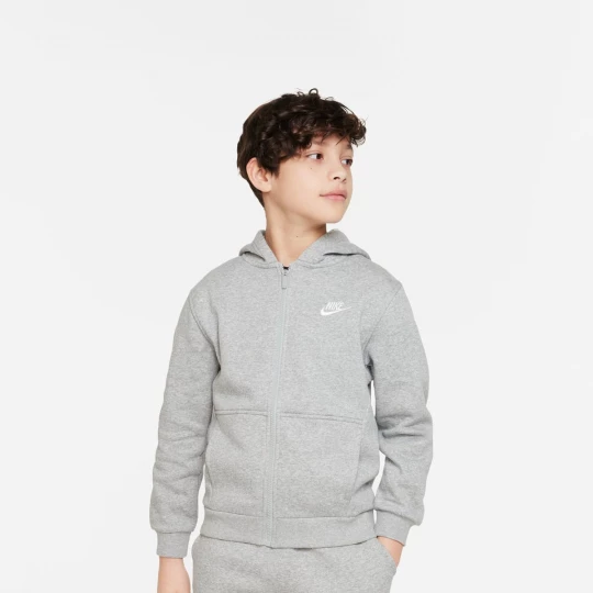 Foto van product Club Fleece Full-Zip Hoodie Nike grijs