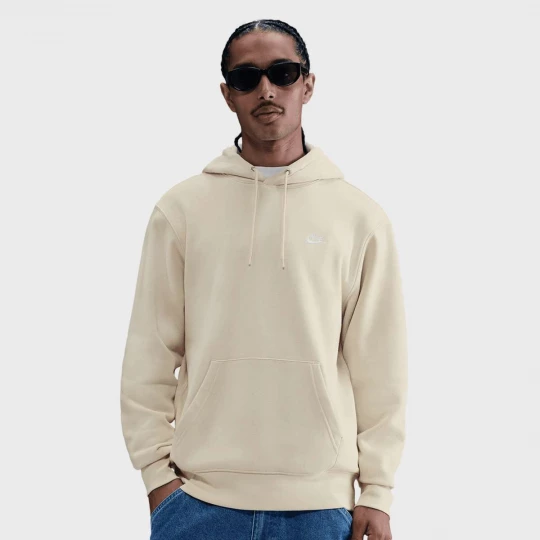 Foto van product Club Fleece Hoodie Nike beżowy