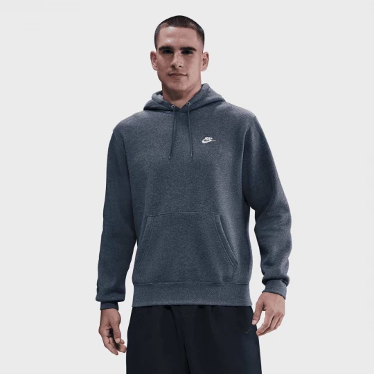 Foto van product Club Fleece Hoodie Nike grijs