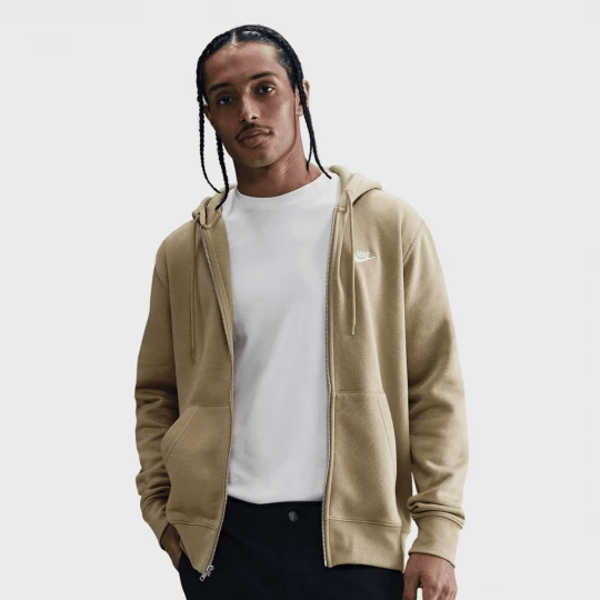Foto van product Club Full Zip Hoodie Nike beżowy