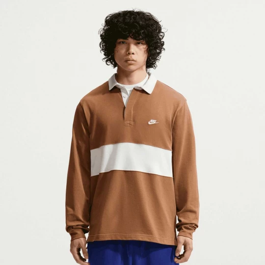 Foto van product Club Longsleeve Rugby Top Nike bruin