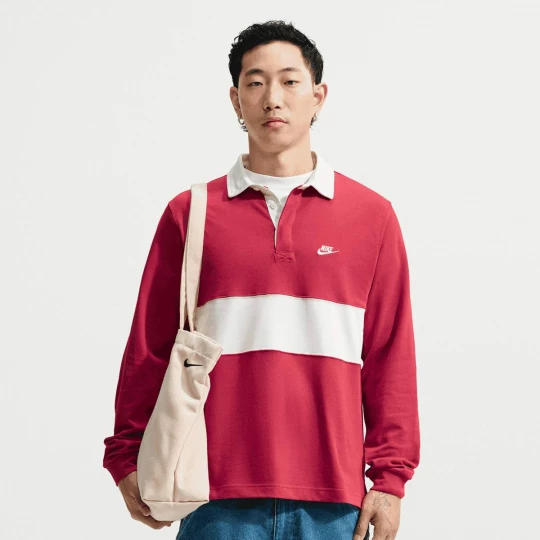 Foto van product Club Longsleeve Rugby Top Nike rood