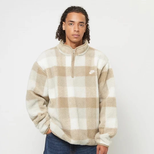 Foto van product Club Seasonal Winterized All Over Print Halfzip Nike beżowy