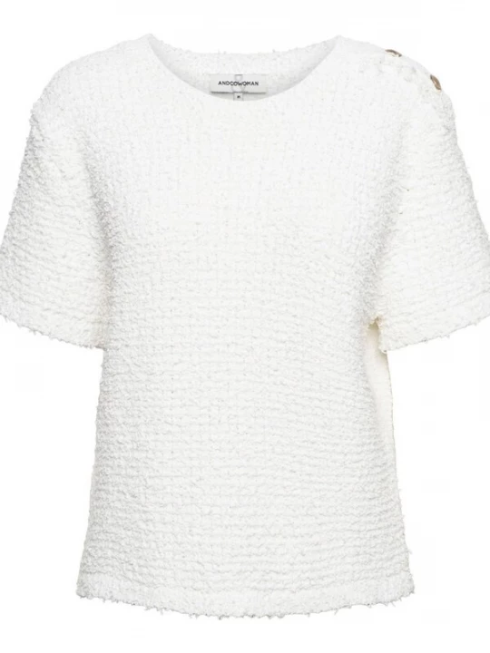 Foto van product &co woman Gebreide top '&Co woman Bianca off white' offwhite