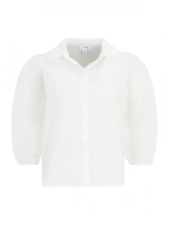 Foto van product Coast Blouse 'Dobby' offwhite