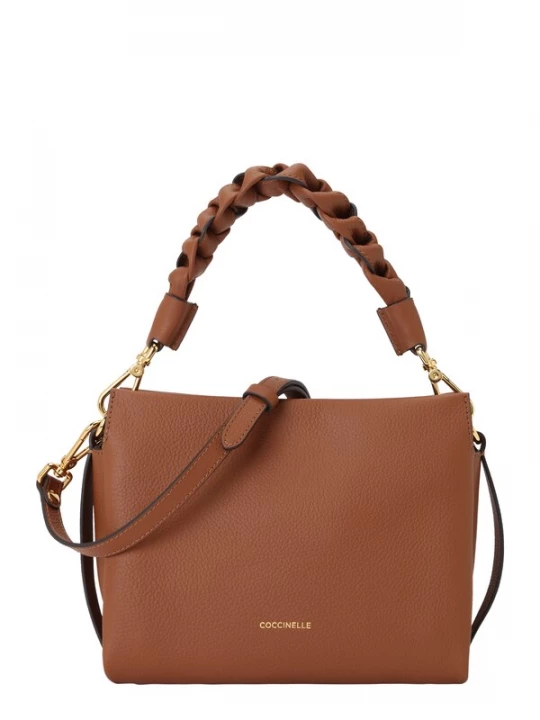 Foto van product Coccinelle Handtas 'Boheme Grana' cognac