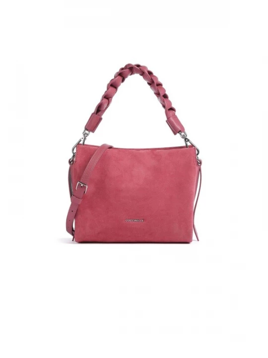 Foto van product Coccinelle Handtas 'Boheme Suede 23x18x10 cm' rosé