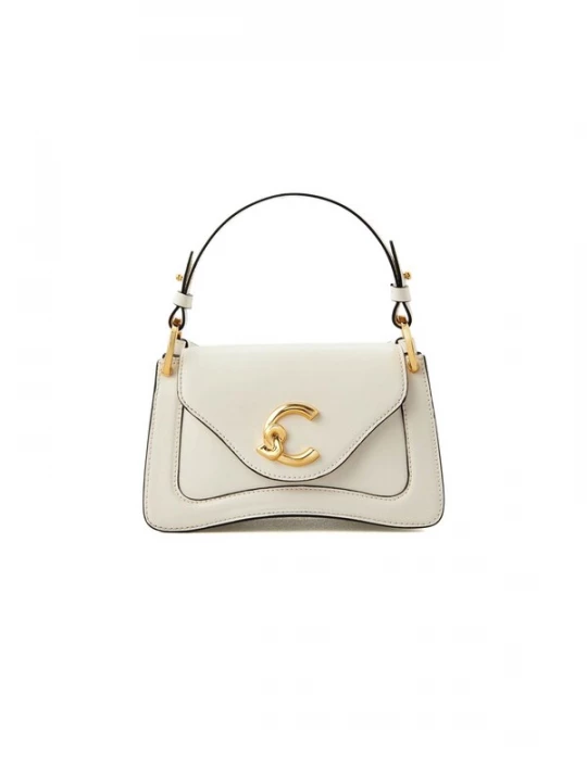 Foto van product Coccinelle Handtas 'C-Me Calf 21x12x6 cm' parelwit