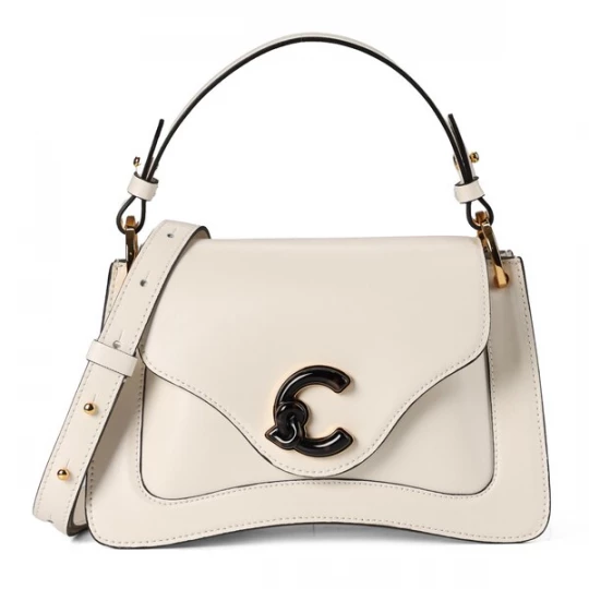 Foto van product Coccinelle Handtas 'C-Me' parelwit