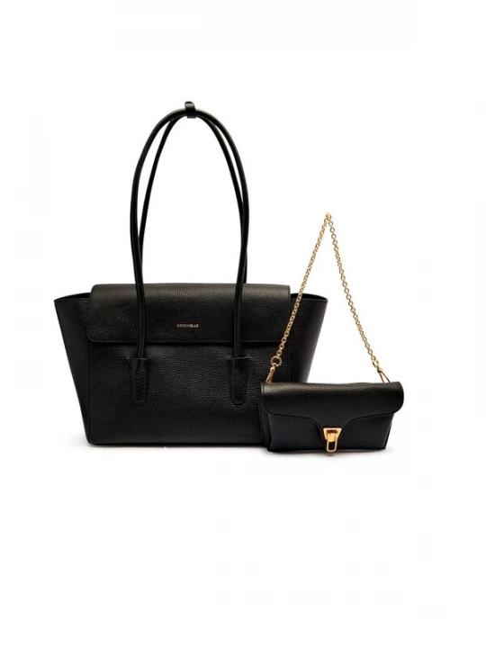 Foto van product Coccinelle Handtas 'Double Beat' zwart