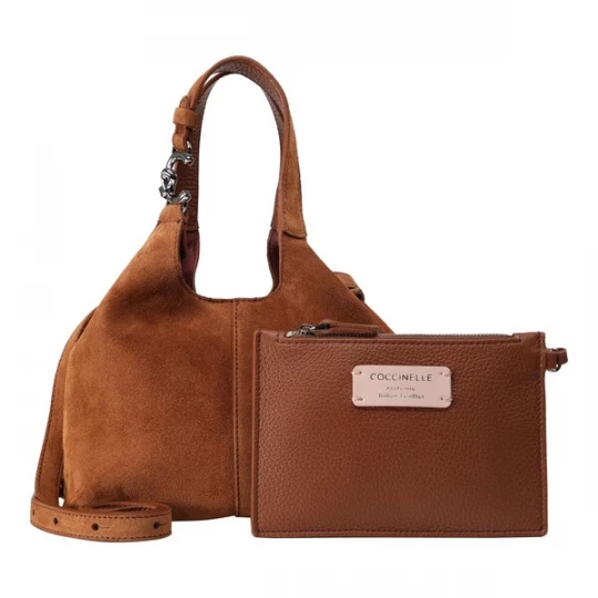 Foto van product Coccinelle Schoudertas 'C-Easy' cognac