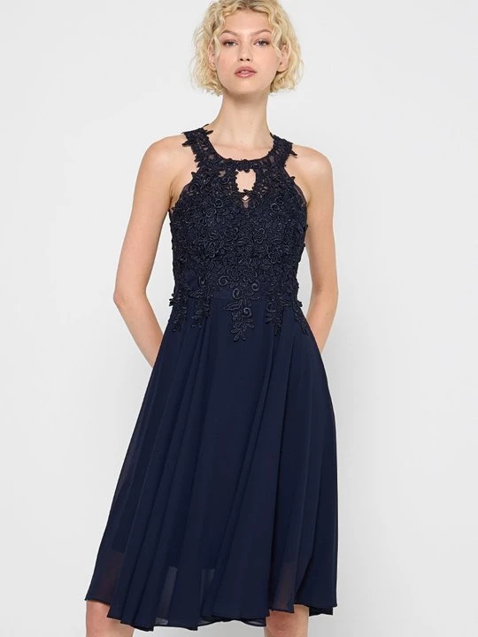 Foto van product Cocktailjurk Apart Glamour donkerblauw