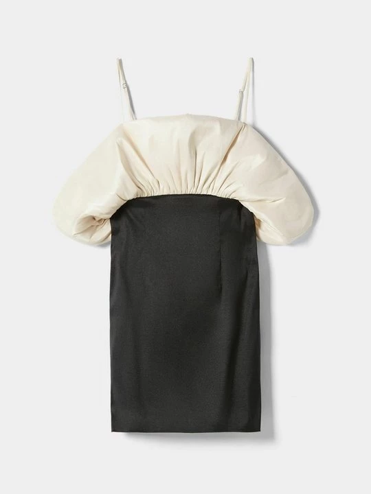 Foto van product Cocktailjurk Bershka beżowy
